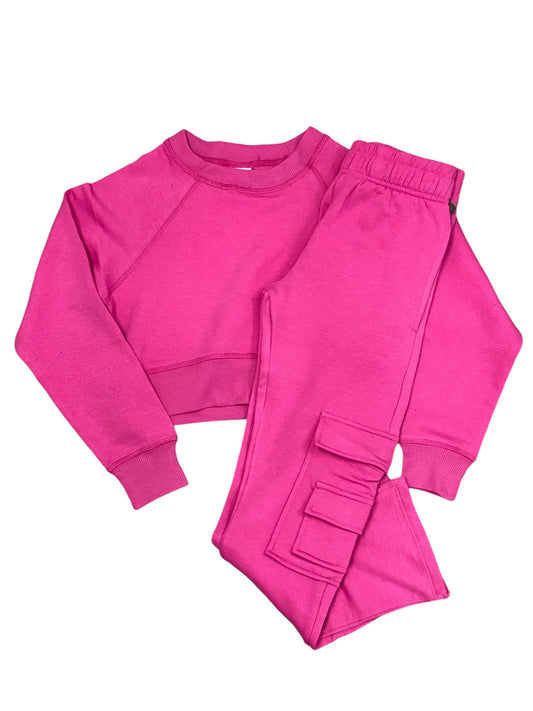 Fuchsia Soft Cloud Crewneck