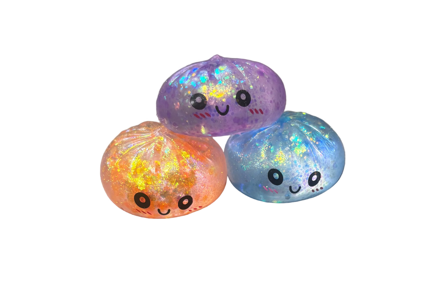 2" Dough Dough Squish Glitter Dumpling