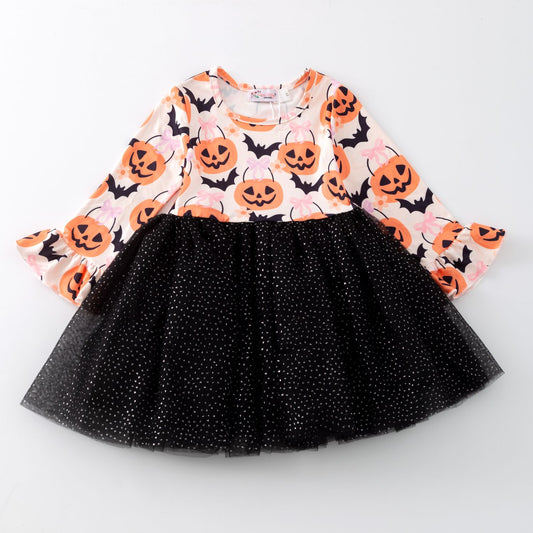 Jack O'Lantern Tutu Girls Dress