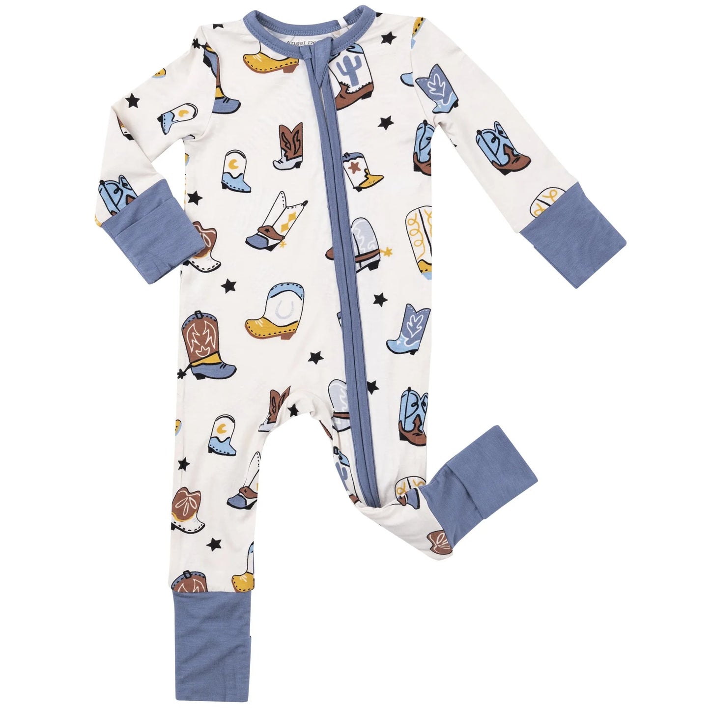 Boots Blue 2 Way Zip Romper