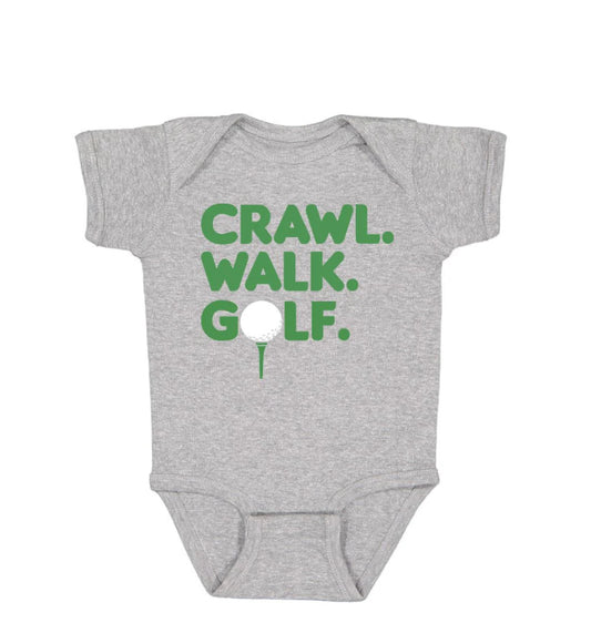 Crawl, Walk, Golf Bodysuit