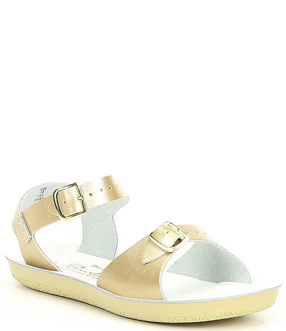 Gold Velcro Surfer Sandal