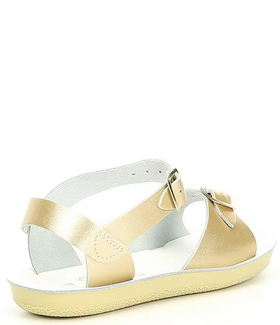Gold Velcro Surfer Sandal