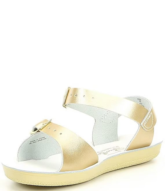 Gold Velcro Surfer Sandal
