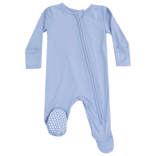 Soft Chambray Footie