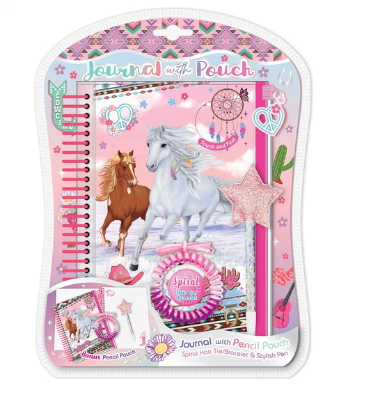 Journal with Pouch, Wild and Free