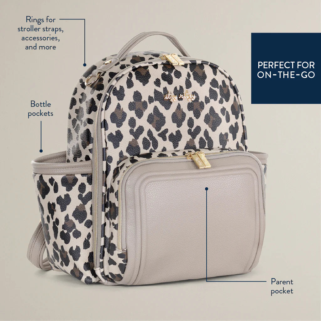 Leopard Mini Diaper Bag
