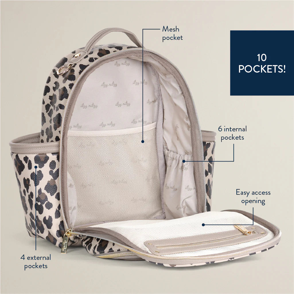 Leopard Mini Diaper Bag