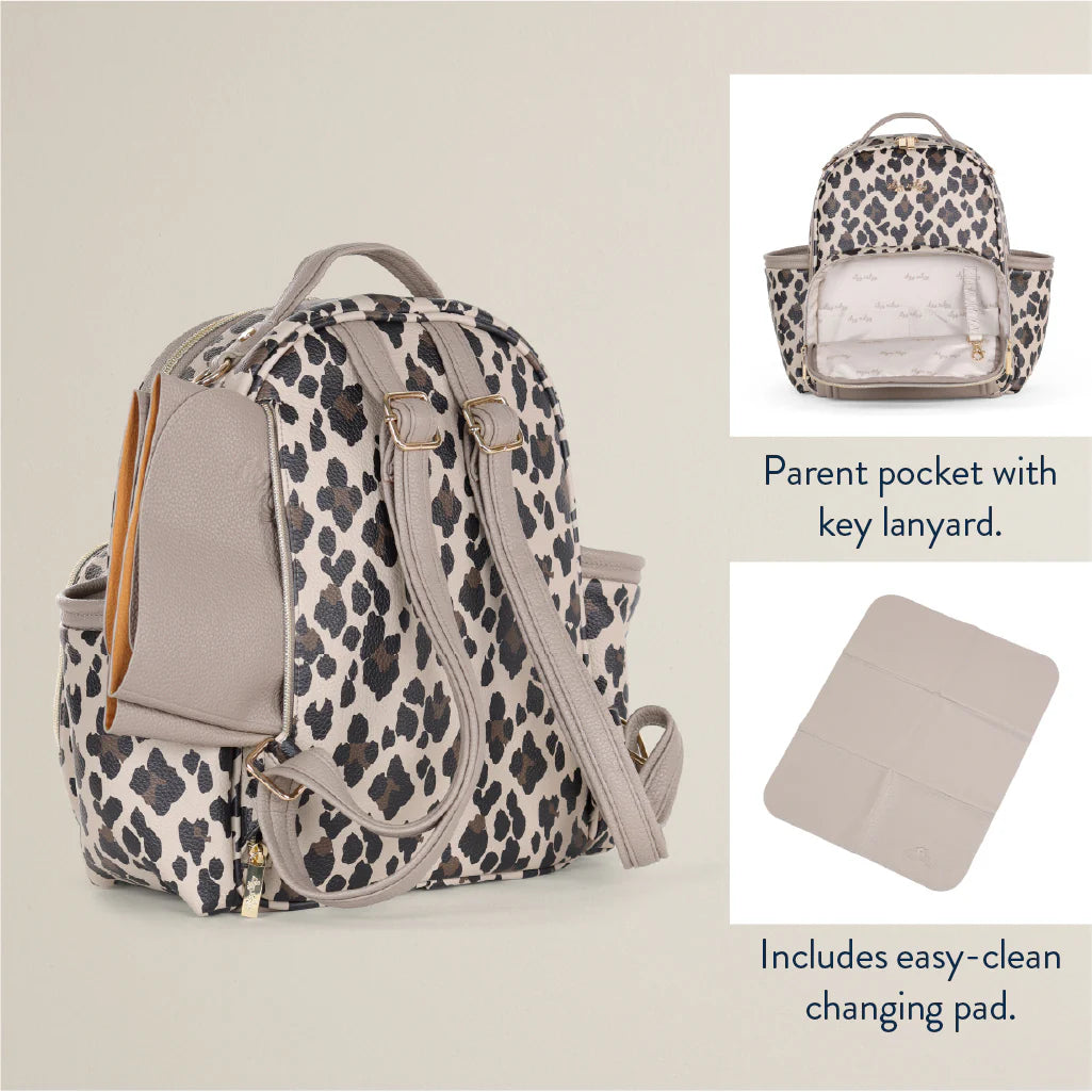 Leopard Mini Diaper Bag