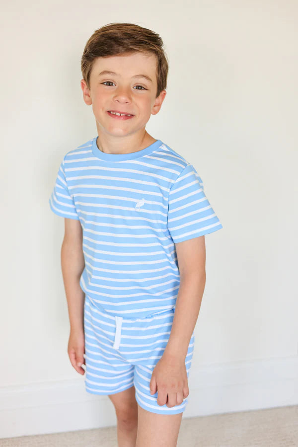Carter Crewneck Sarasota Sky Stripe