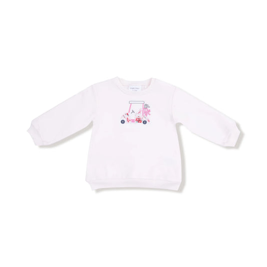 Golf Pink Oversized Sweatshirt