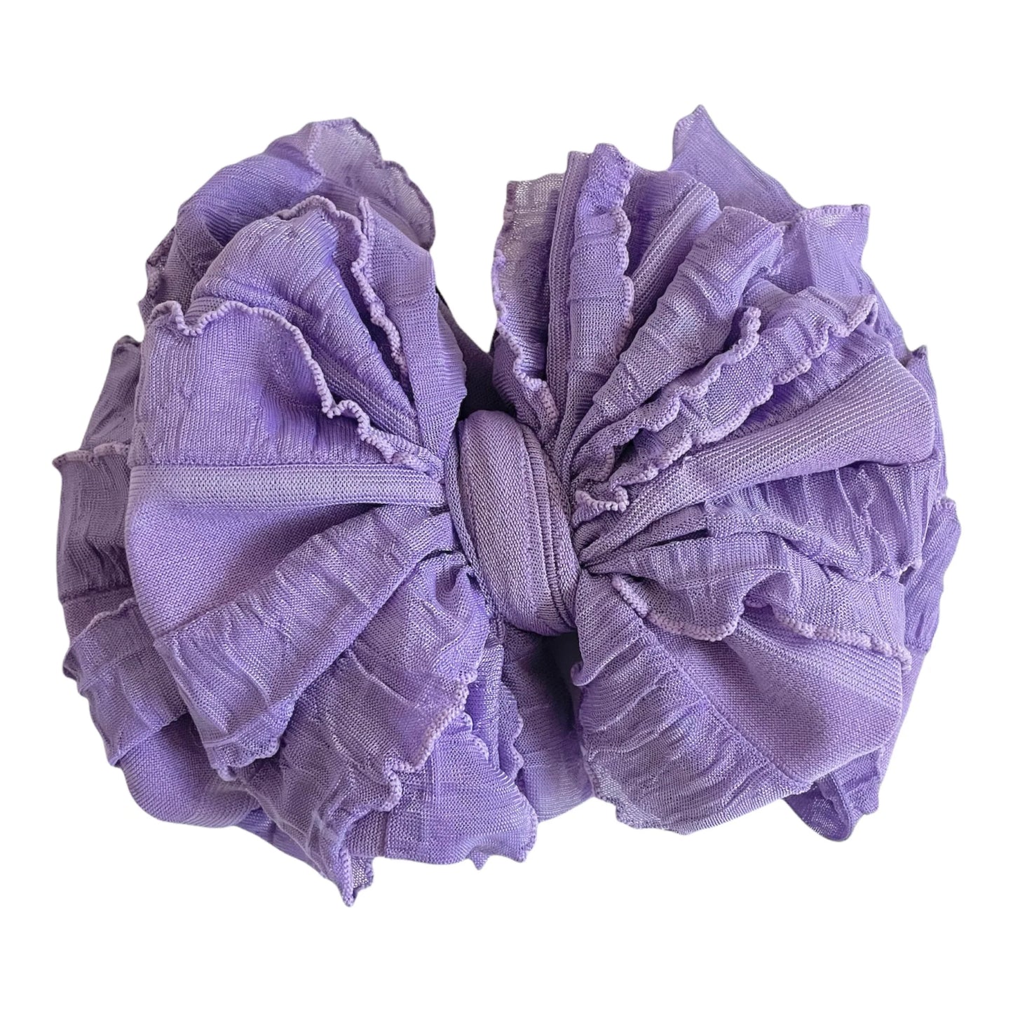 Orchid Messy Bow