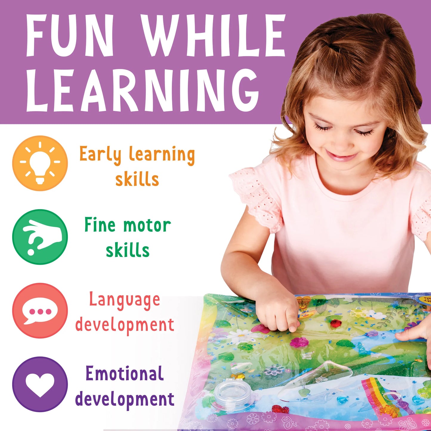 Sensory Squish Bag Butterfly Garden
