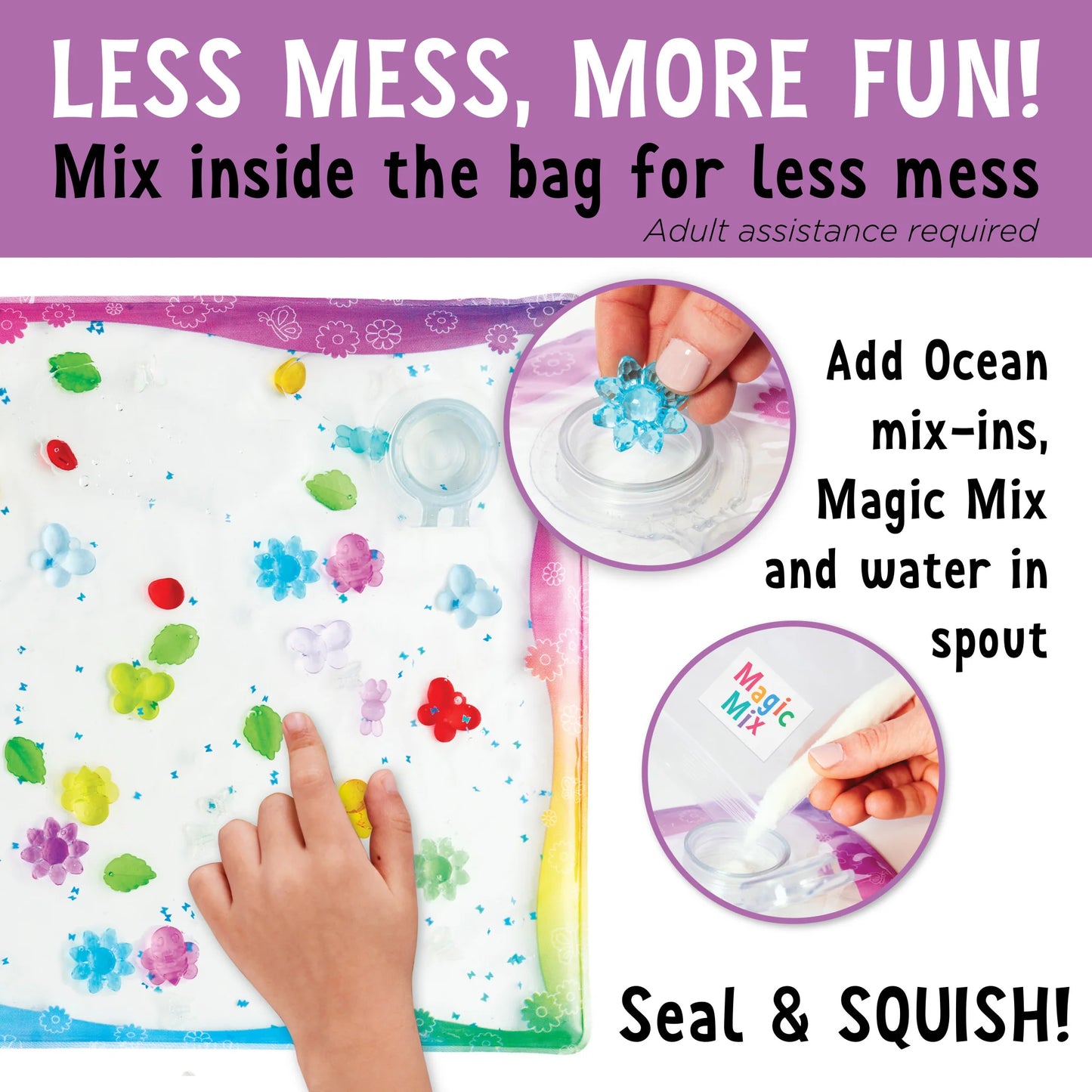 Sensory Squish Bag Butterfly Garden