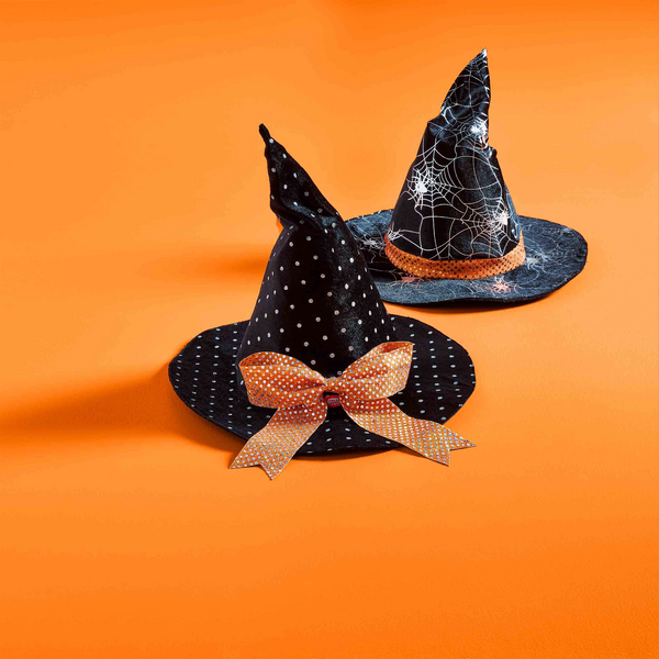 Polka Dot Dancing Witch Hat