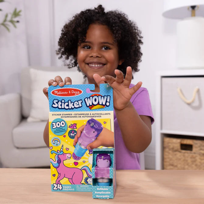 Sticker WOW! - Purple Unicorn