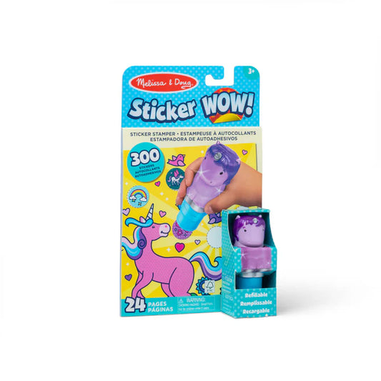 Sticker WOW! - Purple Unicorn