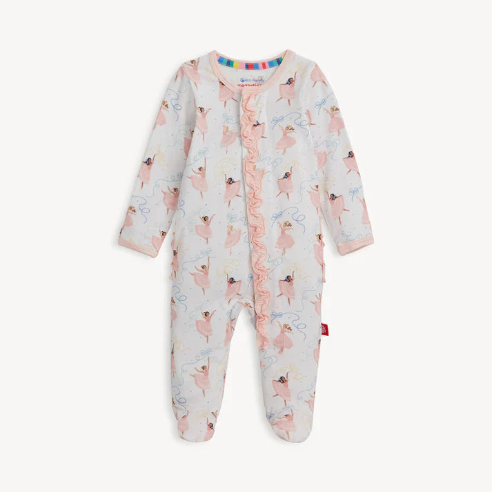Pretty Plies Ruffle Modal Footie