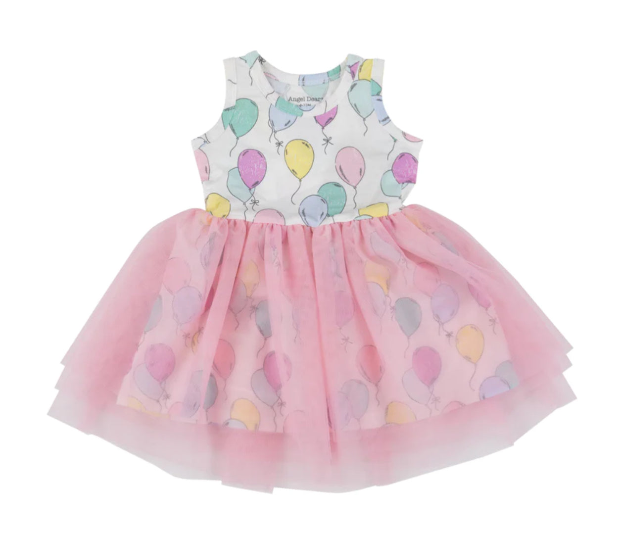 Balloons Tulle Layered Dress