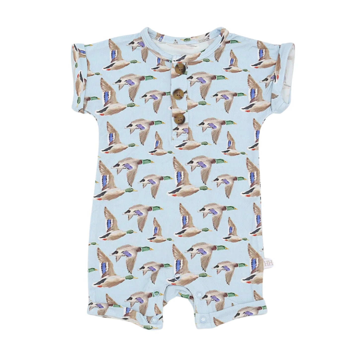 Blue Flyin’ South Button Romper