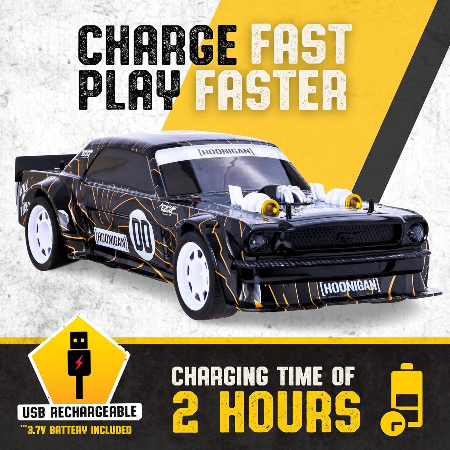 Ford Mustang Hoonicorn 1:8 RC Car