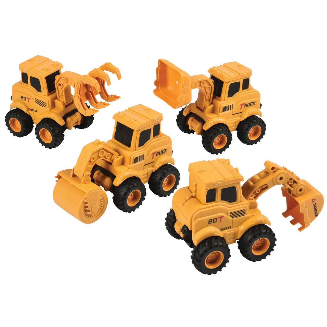 Press & Go Construction Zone Vehicles