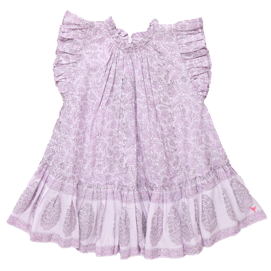 Lavender Garden Floral Dress