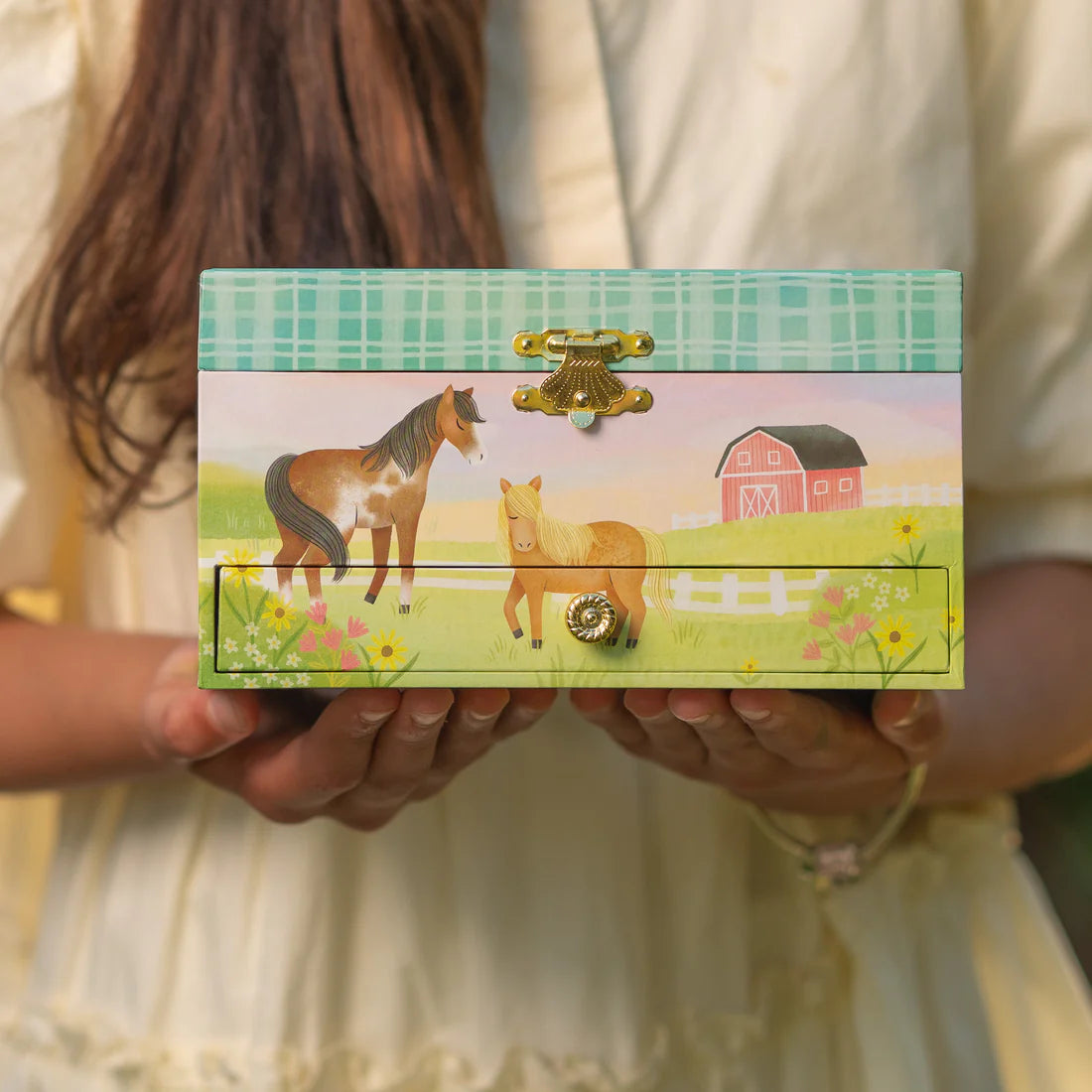 Home on the Range Horse Jewelry Box