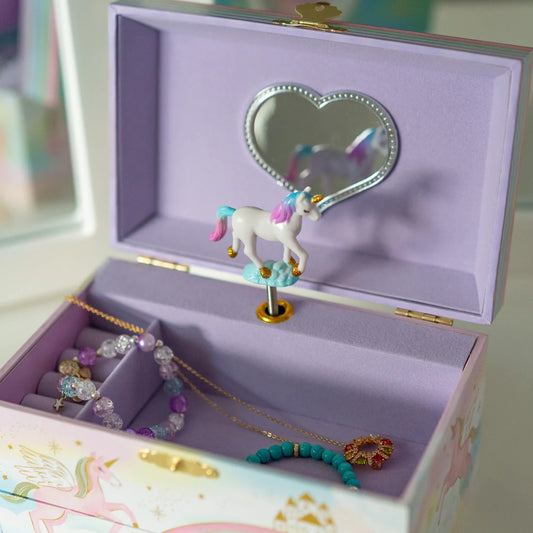 Whimsical Unicorn Musical Jewelry Box