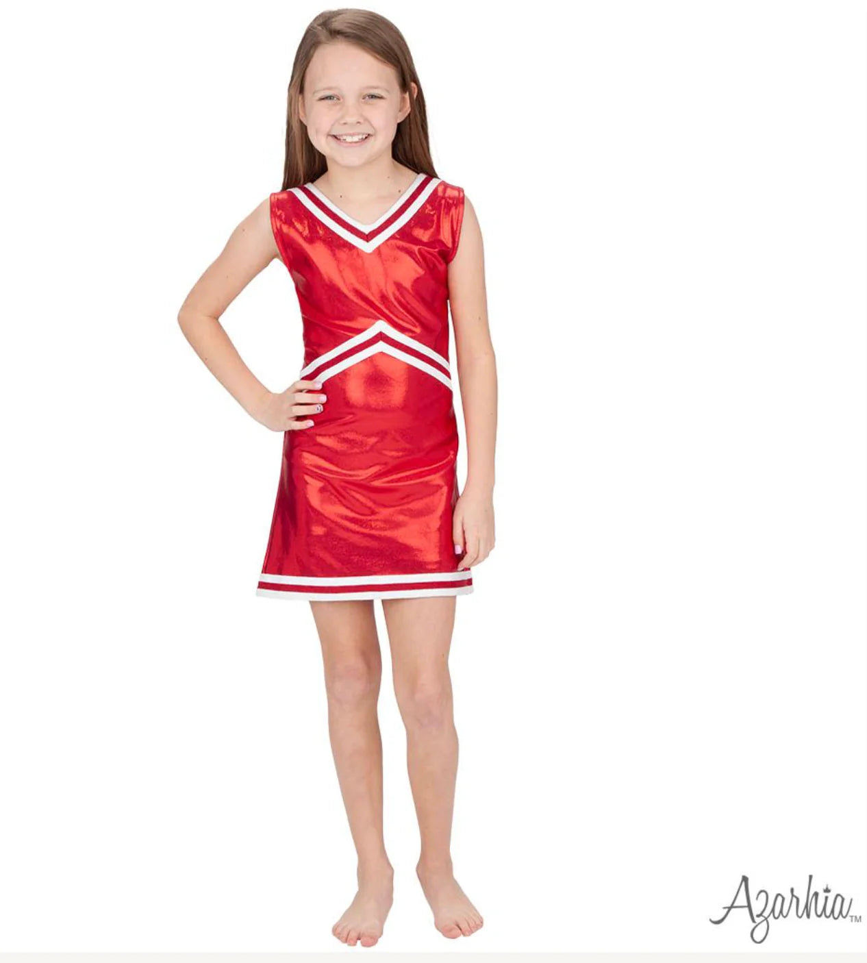 Shimmer Cheer Suit Red