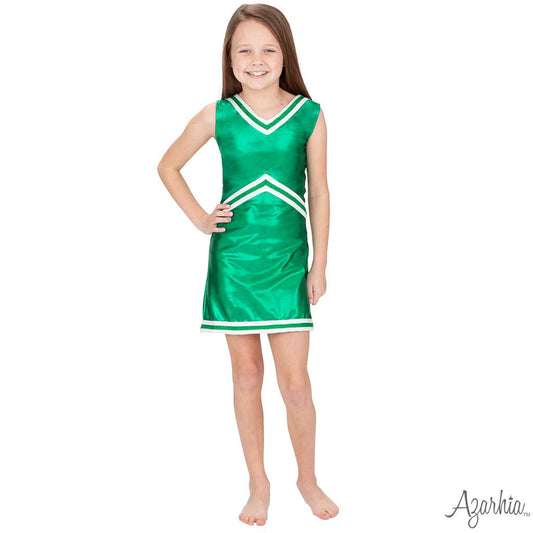 Shimmer Cheer Suit Kelly Green