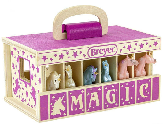 Unicorn Magic Wood Carry Stable
