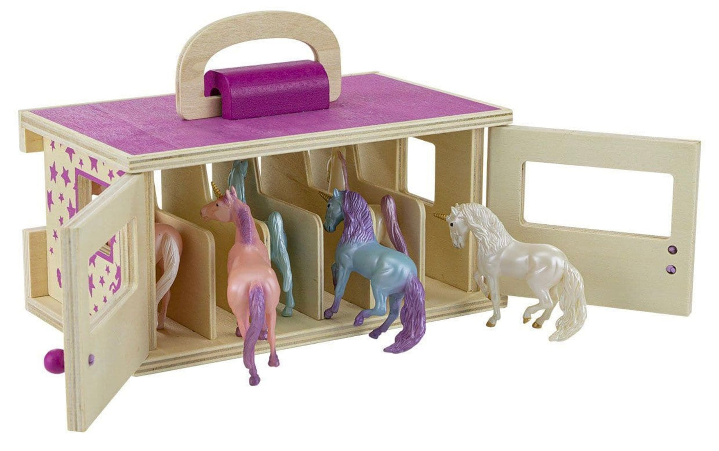 Unicorn Magic Wood Carry Stable