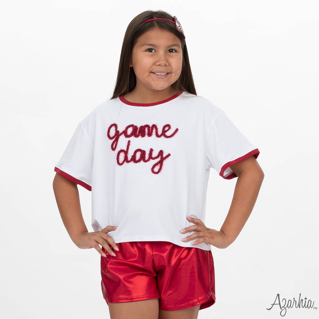 Tinsel Game Day Red Tee
