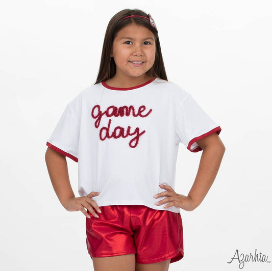 Tinsel Game Day Red Tee