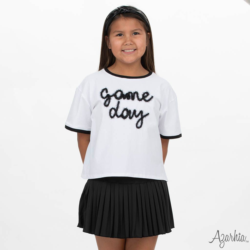 Tinsel Game Day Tee Black