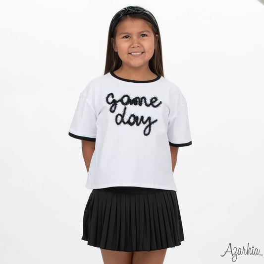 Tinsel Game Day Tee Black