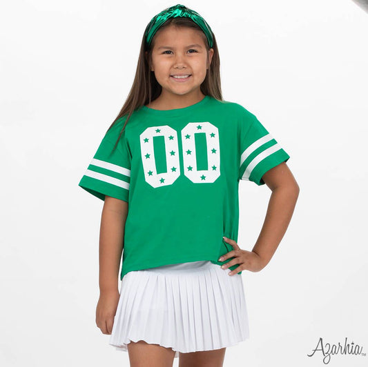 Glitter Double 00 Tee Kelly Green