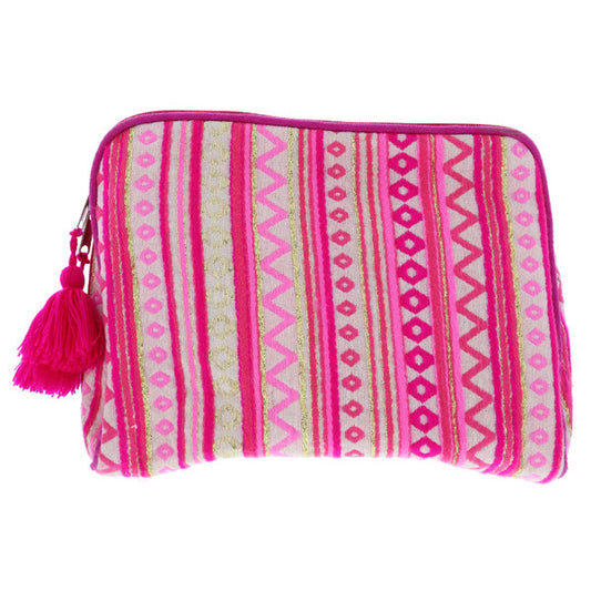 Poppin Pink! Large Zipper Pouch