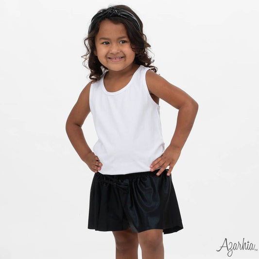 Black Shimmer Butterfly Shorts