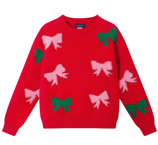 Red Bows Holiday Sweater