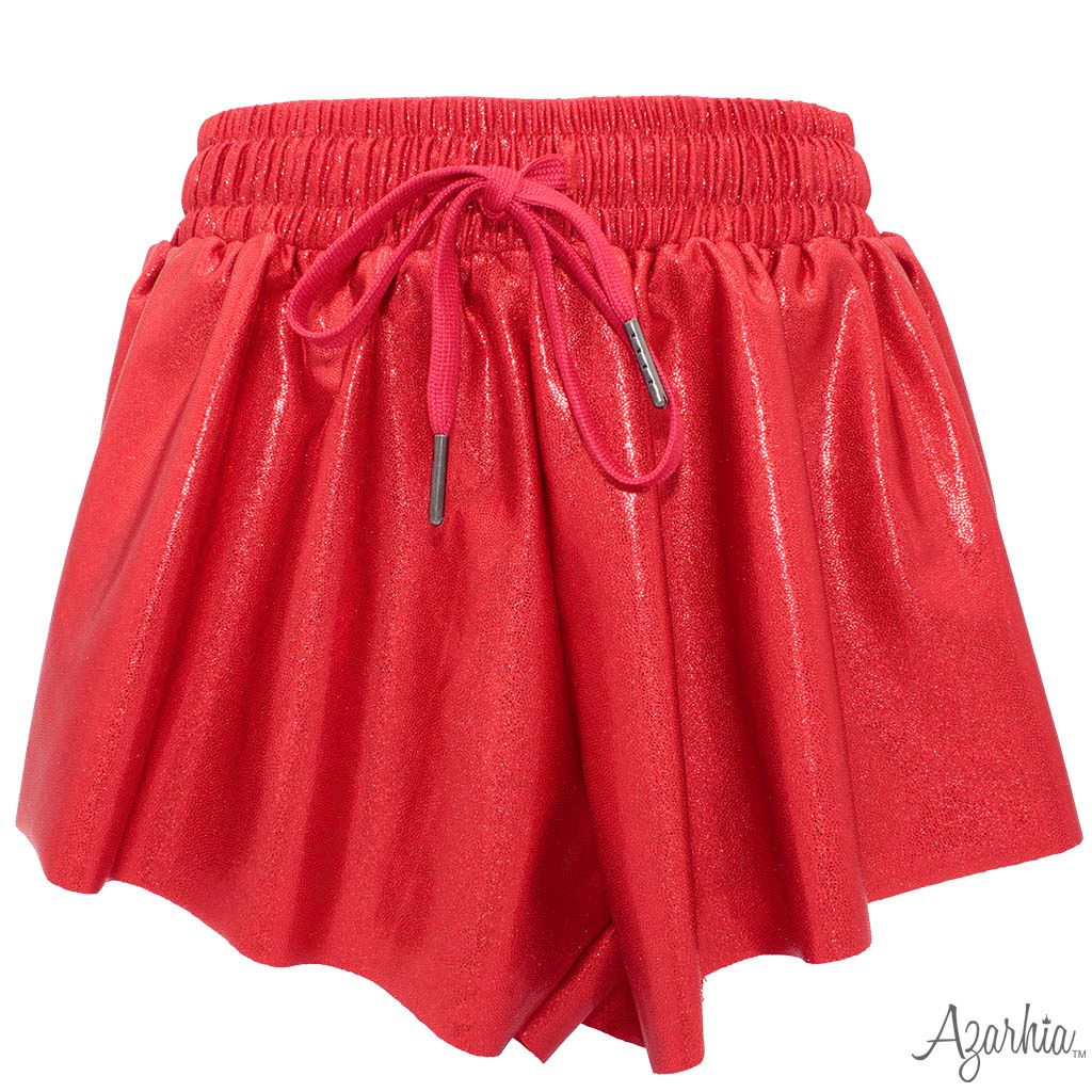 Red Shimmer Butterfly Short