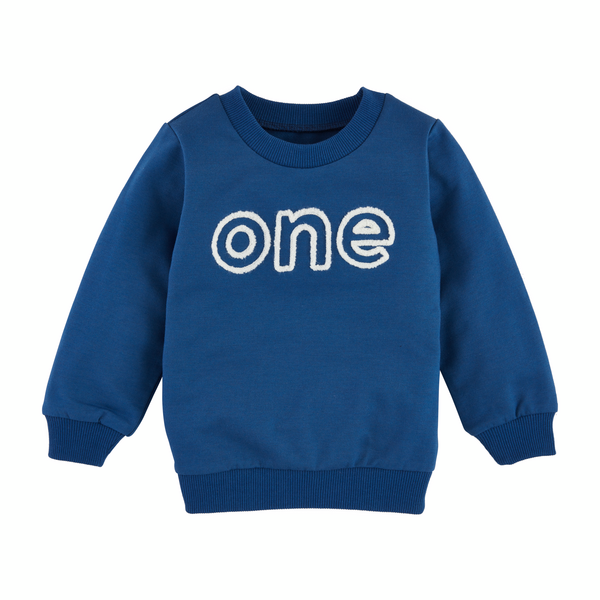 Blue 1st Birthday Sweatshirt