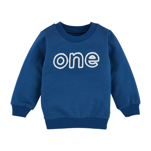 Blue 1st Birthday Sweatshirt