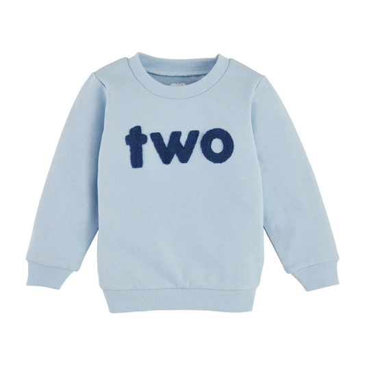 Blue 2nd Birthday Sweatshirt
