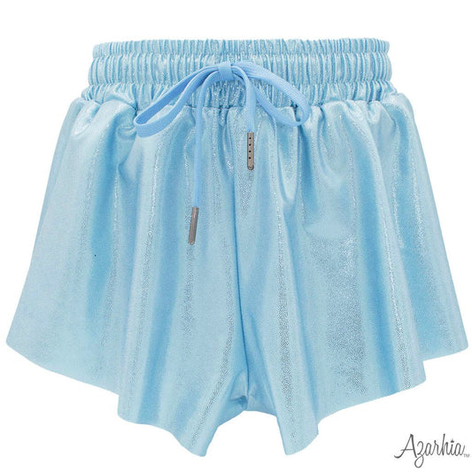 Light Blue Shimmer Butterfly Short