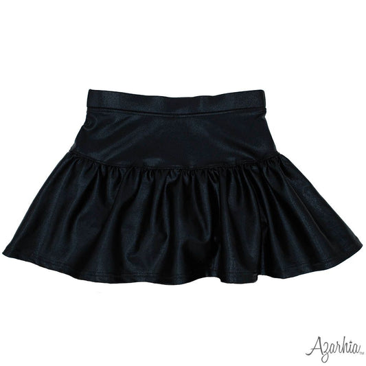 Black Shimmer Skort