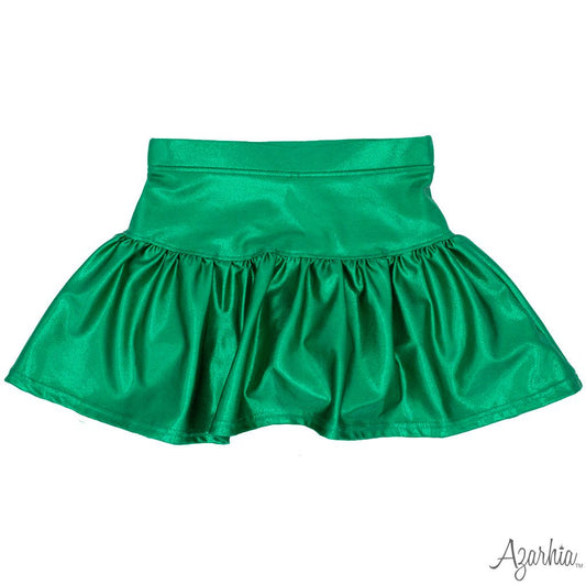 Kelly Green Shimmer Skort
