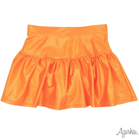 Orange Shimmer Skort