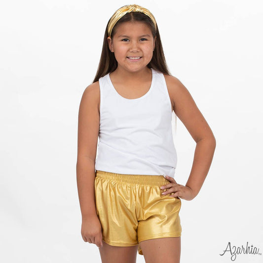 Gold Shimmer Steph Shorts